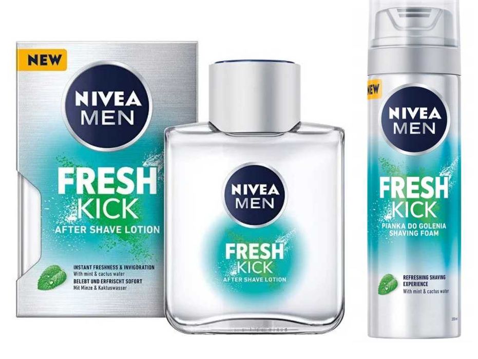 ZESTAW dla mężczyzn NIVEA MEN Woda po goleniu + pianka dla golenia