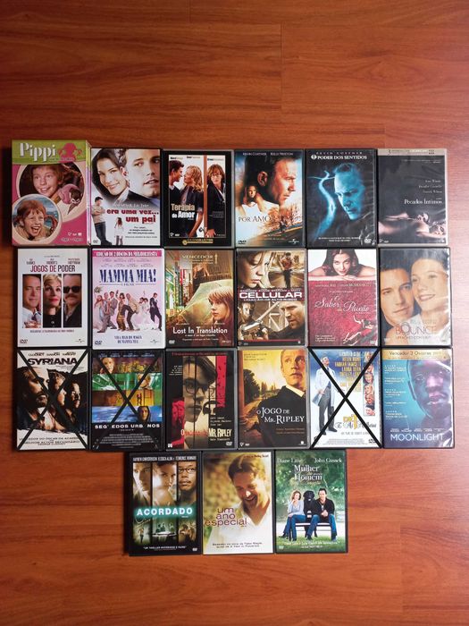 139 Dvds Originais 2€