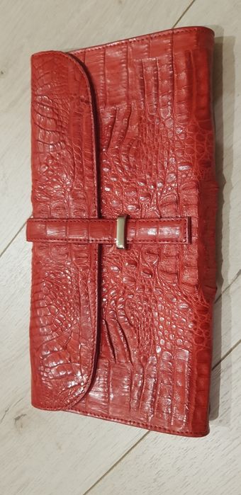 Клатч жіночий з натуральної шкіри крокодила River