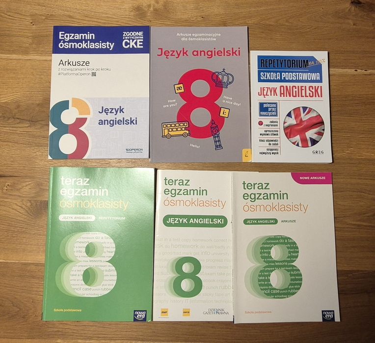 Pomoce arkusze podręcznik j. angielski egzamin 8 klasa nowa era operon