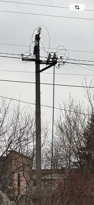 Роз'єднувач зовнішнього виконання стовповий з опорою