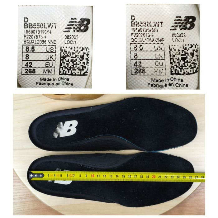 Buty r.42 New Balance 550 (bb550lwt) męskie skórzane