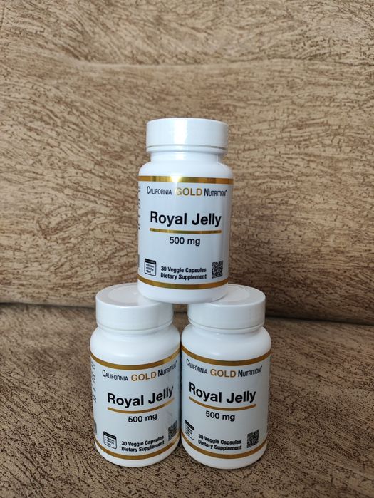 Маточне молочко Royal Jelly California Gold Nutrition 500 мг 30 капсул