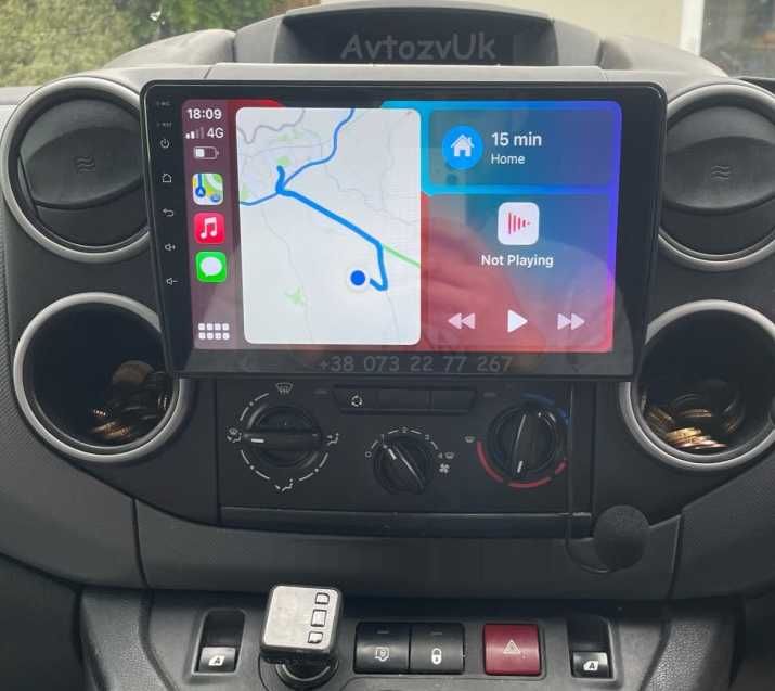 Магнітола Citroen BERLINGO Peugeot PARTNER Opel COMBO CARGO Андроїд 16