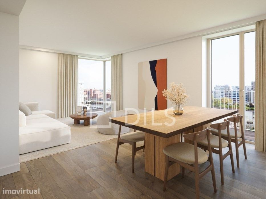 Apartamento T2 com varanda no novo empreendimento no campo Grande