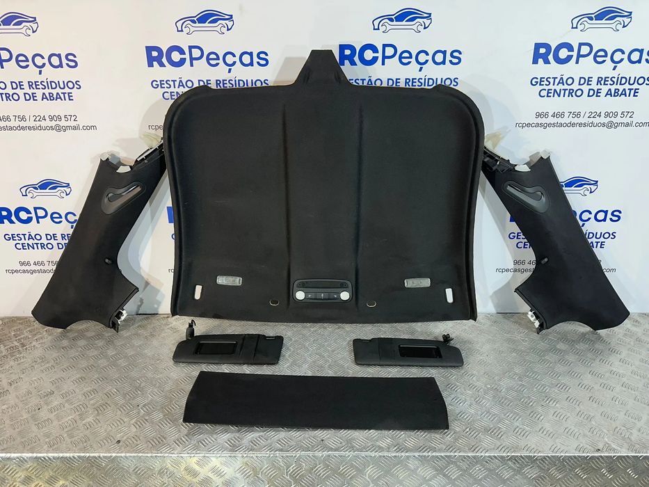 Conjunto Interior Tecto Cupula Preto Original Audi TT 8J SLine 2006 -