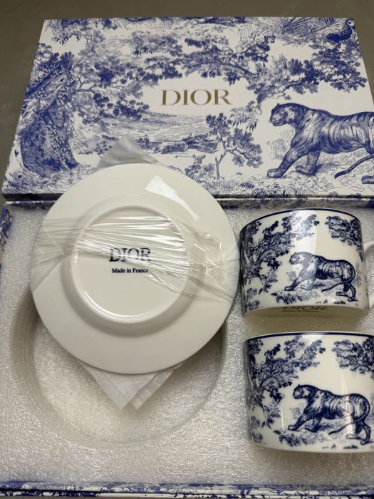 Чайний набір Dior чашка Dior чайний сервіз Діор диор