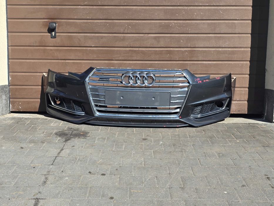 Zderzak przedni przód Audi A4 B9 S-LINE 4xpdc 15-19 LX7L