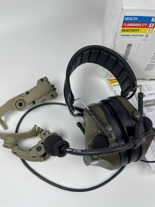 3M Peltor активна гарнітура із мікрофоном на чебурашках Нові Швеція!