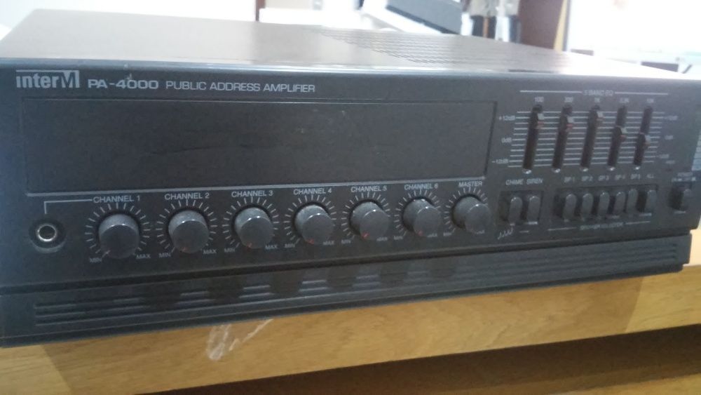 Amplificador Inter M PA-4000 Linha 100V