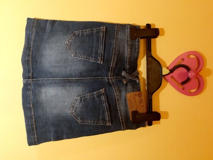 Spódniczka 110 jeans NEXT jeansowa wiek 4-5 lat