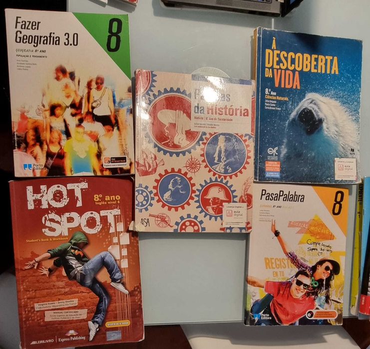 Manuais escolares 8º Ano