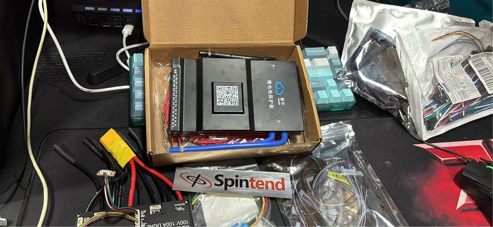 Spintend Dual Ubox VESC + JK Smart BMS 24S 150A Bluetooth (NOVO)