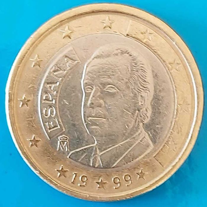 1 Euro de 1999 de Espanha, Juan Carlos I