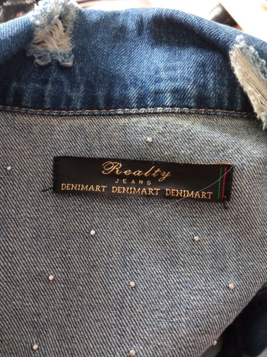 Katana jeansowa długa