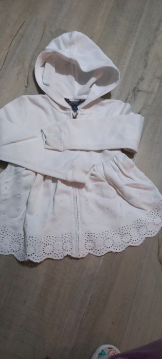 Bluza koronkowa biała US POLO