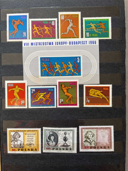 Znaczki polskie zestaw