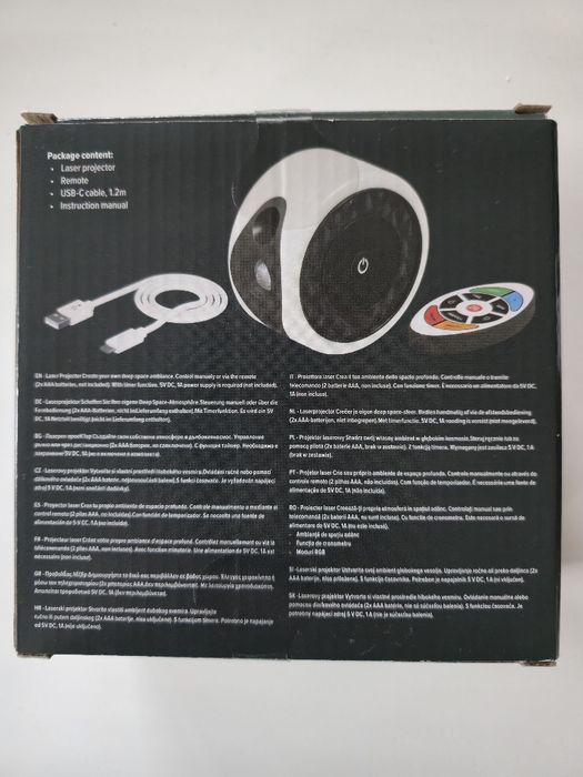 Projektor Gwiazd Laser LED RGB z pilotem