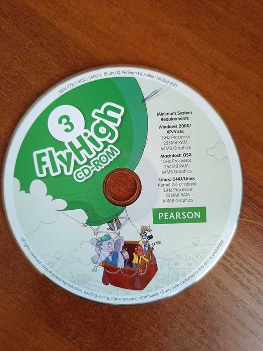 Англійська Fly high 3клас книжка/зошит /диск з відеоуроками