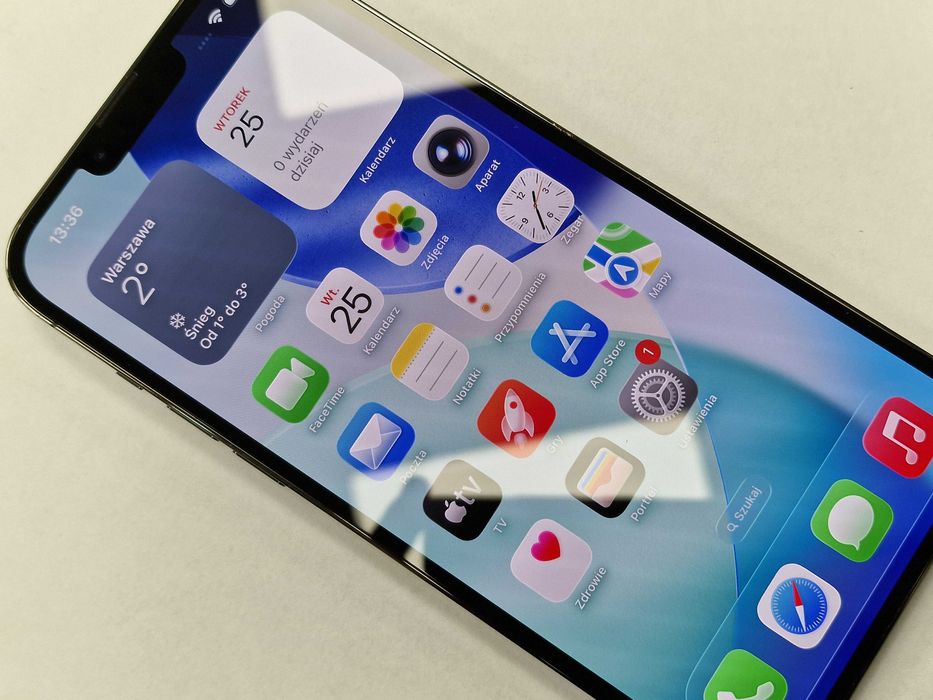 Iphone 13 PRO MAX 128GB/ Graphite/ Bat 78%/ Grade A- + ładowarka