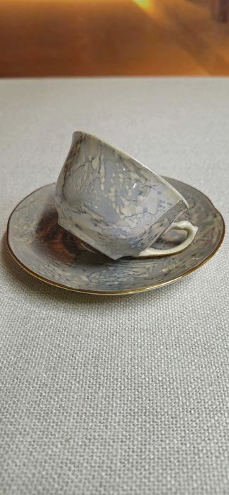 Porcelanowy komplet kawowo-herbaciany CHODZIEŻ dla 6 osób