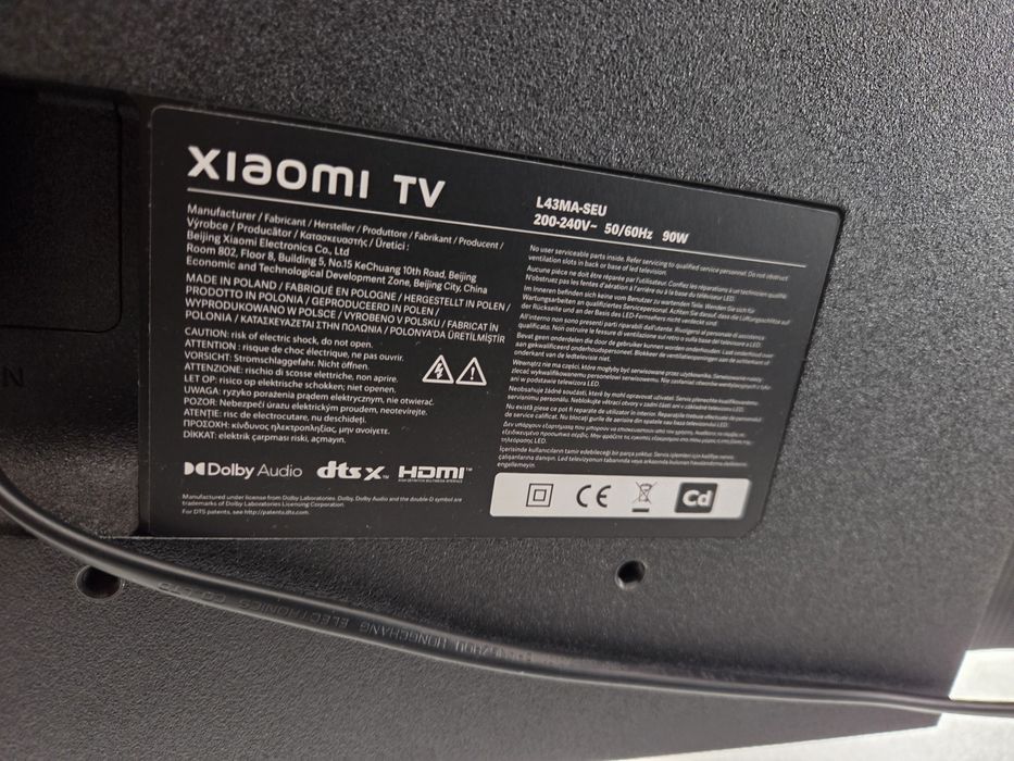 TV Xiaomi smart 43"