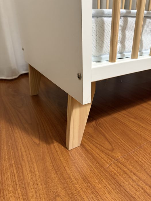 Cana berço zippy com colchão