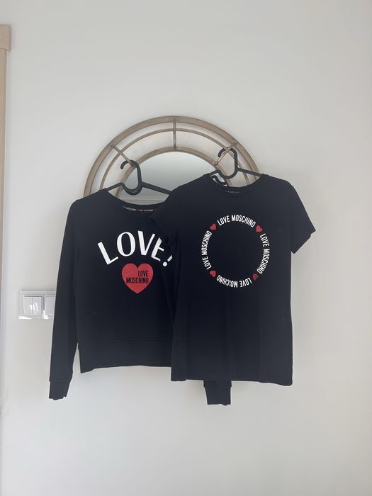 Bluza i t-shirt  Love Moschino czarna 36/S