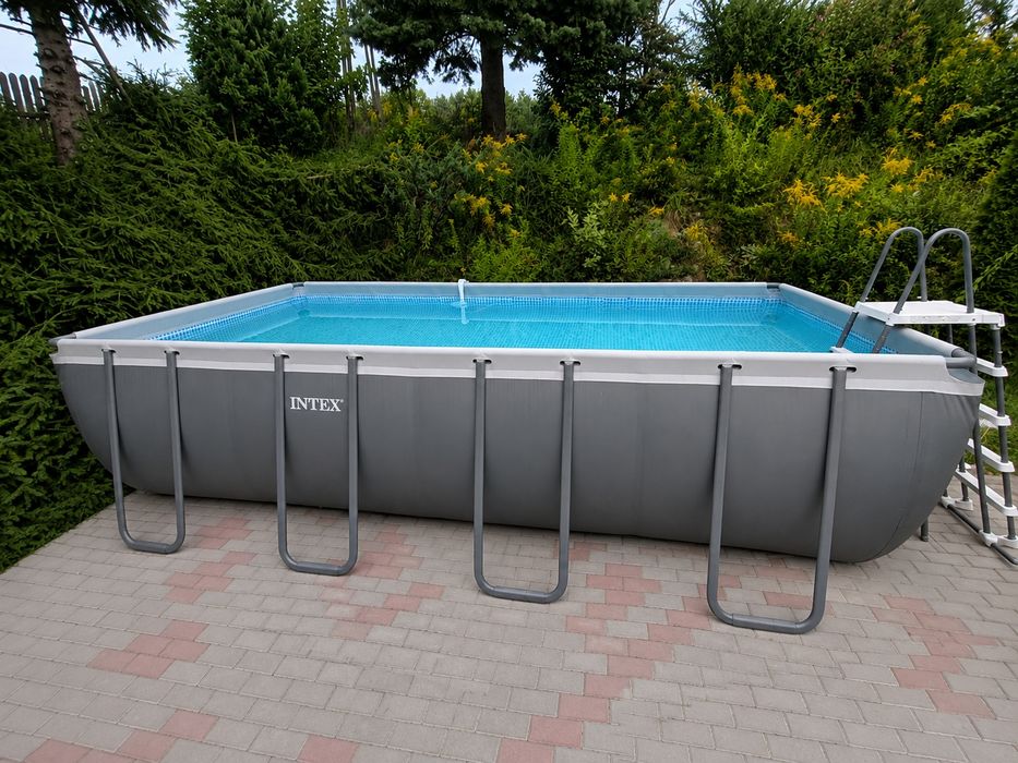BASEN INTEX 549 × 274 × 132 cm + Pompa ciepła  HEWALEX 7,0 kW + Pompa piaskowa+ Drabinka