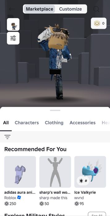 Аккаунт роблокс для хлопця, 19885 робуксів задоначено