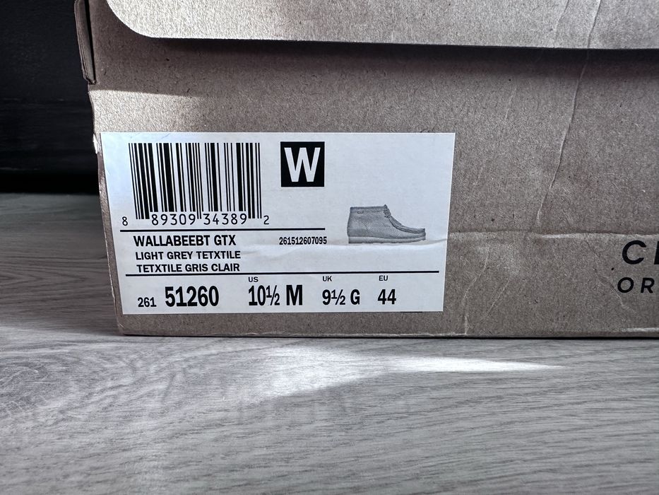 Clarks Originals Wallabee Goretex черевики чоловічі