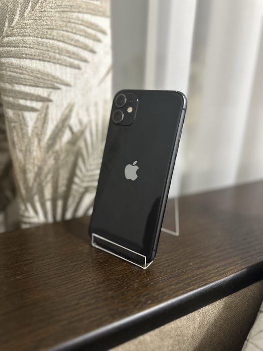 iPhone 11 128 Чорний 100% акум(айклауд)
