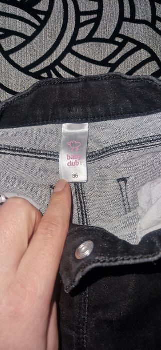 Гарні джинси на дівчинку на зріст 86, 92 см