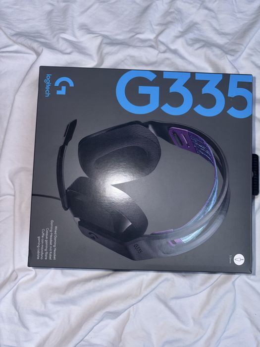 Słuchawki Logitech G335 Nauszne Czarny