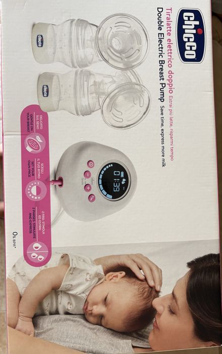 Bomba de extração leite elétrica dupla Chicco