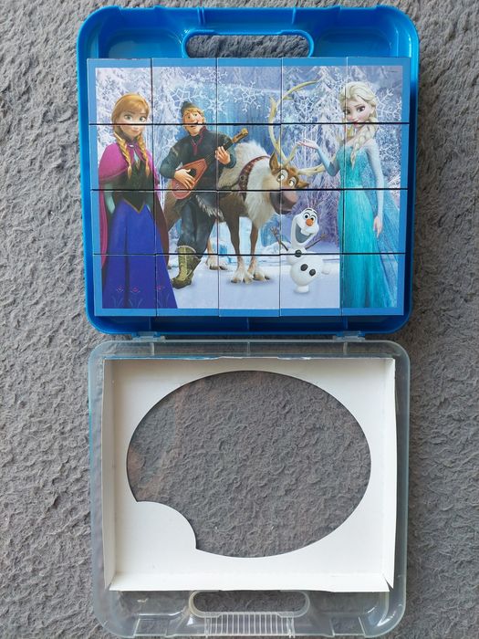 Super klocki puzzle, Clementoni, Kraina Lodu