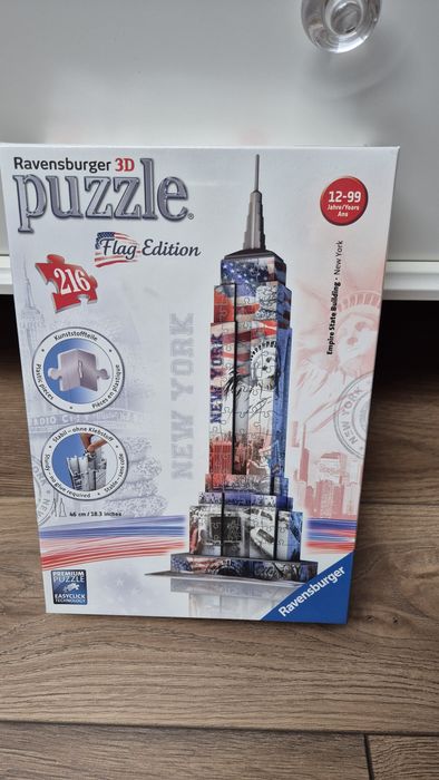 Nowe puzzle 3D Empire State Building New York