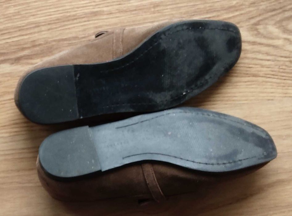 Skórzane mokasyny loafersy półbuty 25cm. Jak nowe.