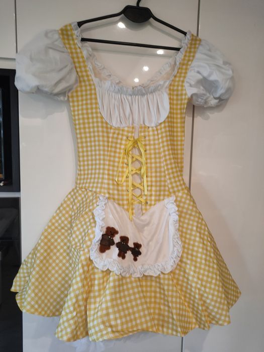 Sukienka baby Dolls goldilocks kostium strój halloween przebranie