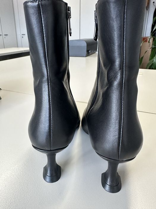 Botins pele preta 39 novos