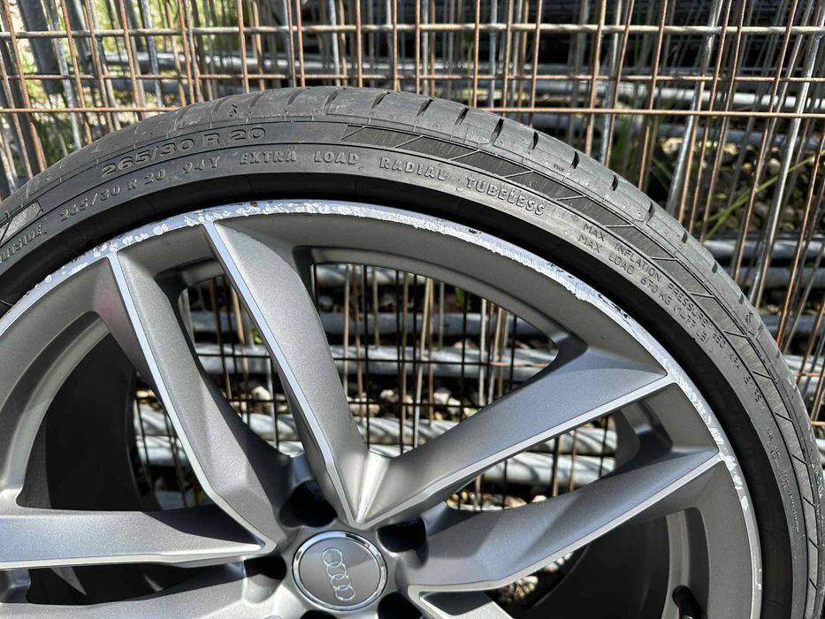 Felgi 20 5x112 9j et29 z oponami 8T0- 601 -025DG