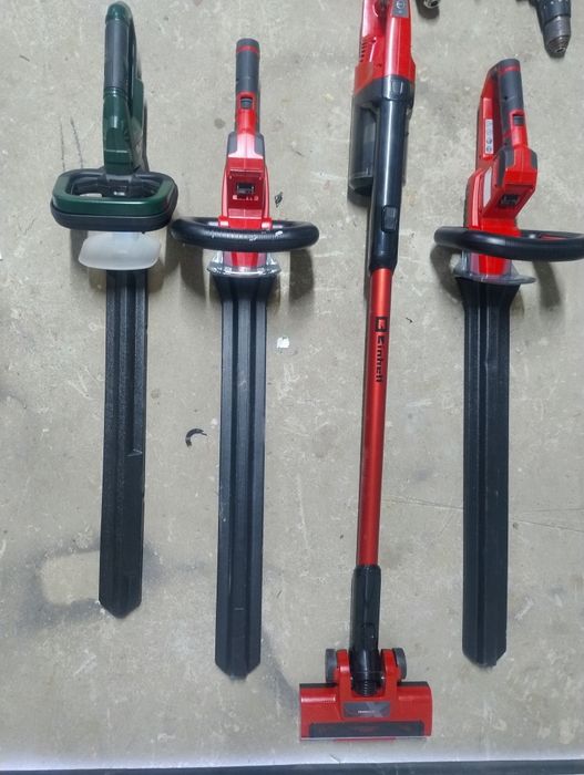 Zestaw  narzędzi wiertarka wkrętarka odkurzacz wyrzynarka nożyce ogrod