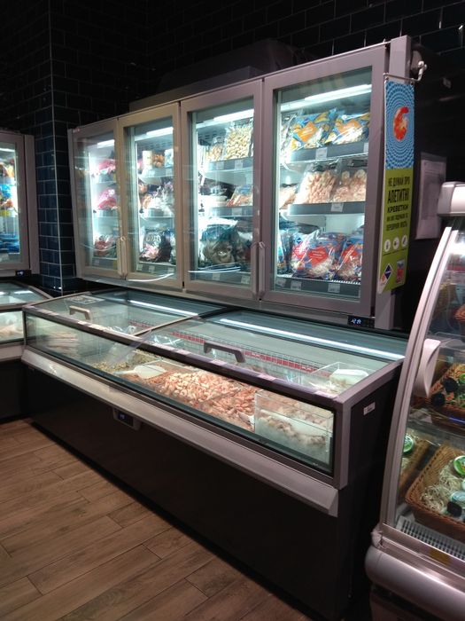 Витрина холодильная Регал  Бонет .Ларь. Выносной холод  016