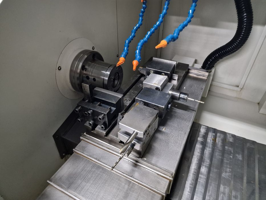 Torno cnc + alimentor 3 metros