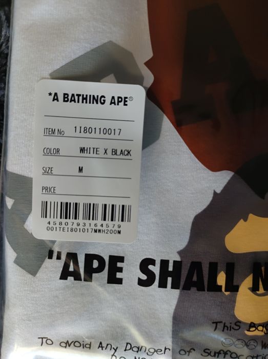 BAPE "Colors College" Tee - Nova e Original