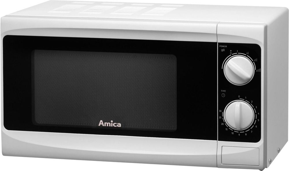 Amica kuchenka mikrofalowa AMG 17e70 gv srebrna silver