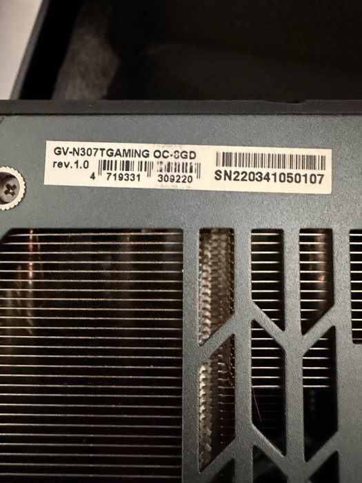 Karta RTX 3070 Ti Gigabyte GAMING OC | pudełko | zadbana