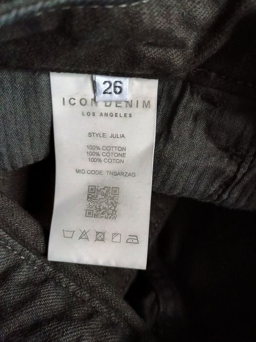 Spodnie jeansowe Julia czarne 26 Icon Denim