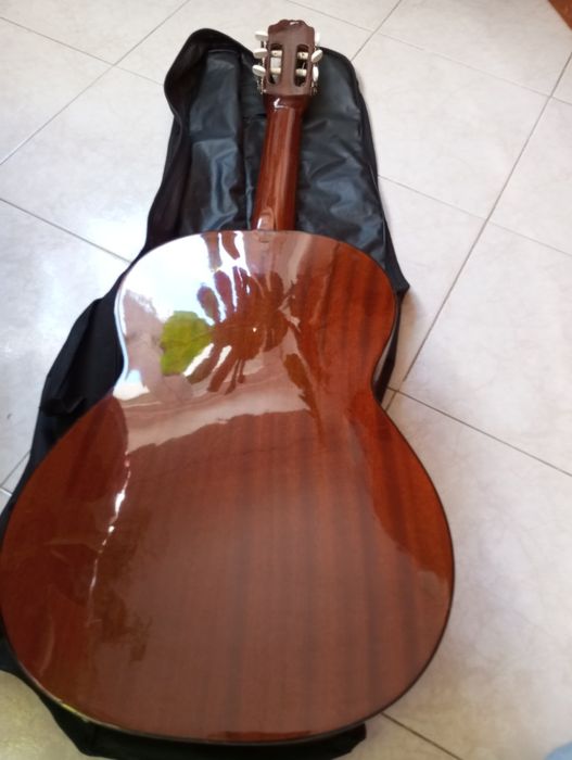 Guitarra Clássica Miguel Ângelo n1 adulto com mala de transporte e