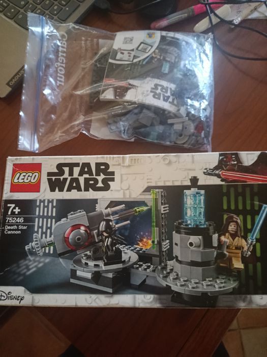 Vendo set LEGO Star Wars 75246 (Death Star Cannon), original de 2019 e atualmente descontinuado/esgotado nas lojas